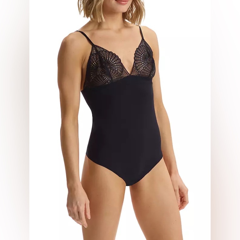 Commando butter + lace bodysuit M NWT
